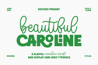 Beautiful Caroline Font for Elegant Design Projects