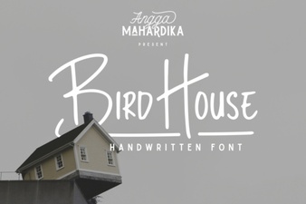 Bird House Font: Creative Typography for Design Projects