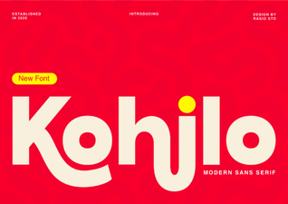 Kohilo Font: Modern Typography for Creative Projects