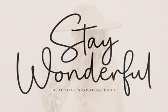 Stay Wonderful Font: Elegant Typography for Creative Projects