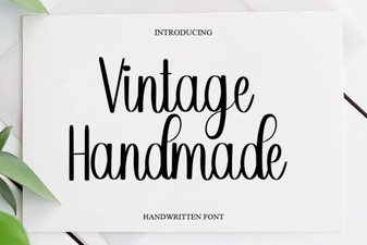 Vintage Handmade Font for Creative Design Projects